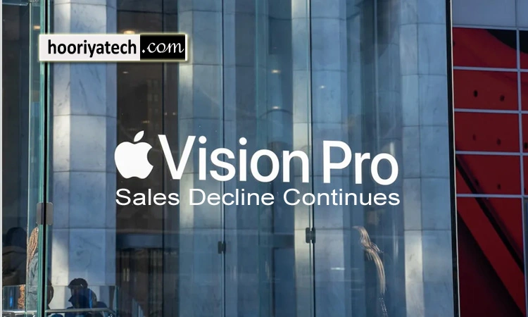 Apple Vision Pro sales decline