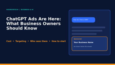 ChatGPT ads are here: what business owners should know, with a sponsored ad shown below a chat answer