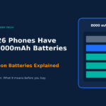 Silicon-carbon battery explained: why 2026 phones have 7,000–8,000mAh batteries